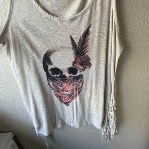 Torrid tank with dangles on the sides